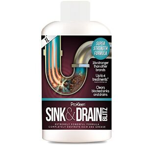 1L of Pro-Kleen Sink & Drain Blitz - Plughole, Sink & Drain Unblocker - Super Strength Formula