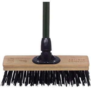 Charles Bentley Charnwood 12" Stiff PVC Broom Garden Maintenance