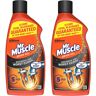 Mr Muscle Drain Unblocker, Sink & Drain Cleaner, Heavy Duty Drain Gel, 2 x 500 m