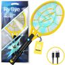 Fly-Bye 4000v Electric Fly Zapper Racket Electric Fly Killer Racket Electric Bug Zapper,