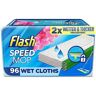 Flash Speedmop Wet Cloth Refills, Mop Refill Pads, 96 Wipes (24 x 4)