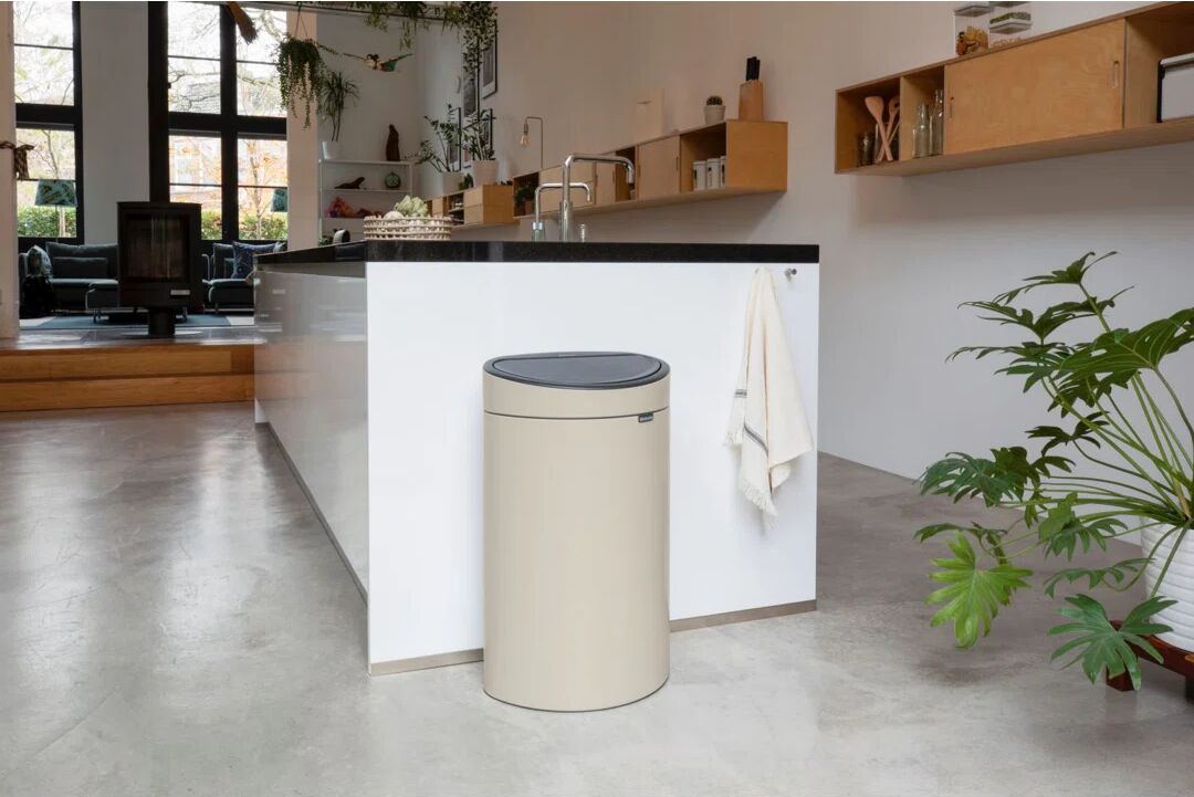 Brabantia 40 Litre Touch Bin brown/gray 72.7 H x 43.5 W x 30.2 D cm