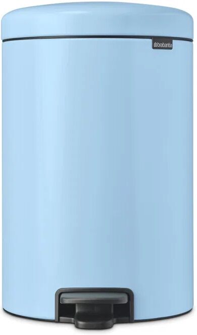 Brabantia NewIcon Soft Closing Pedal Bin blue/brown 46.7 H x 29.0 W x 38.0 D cm