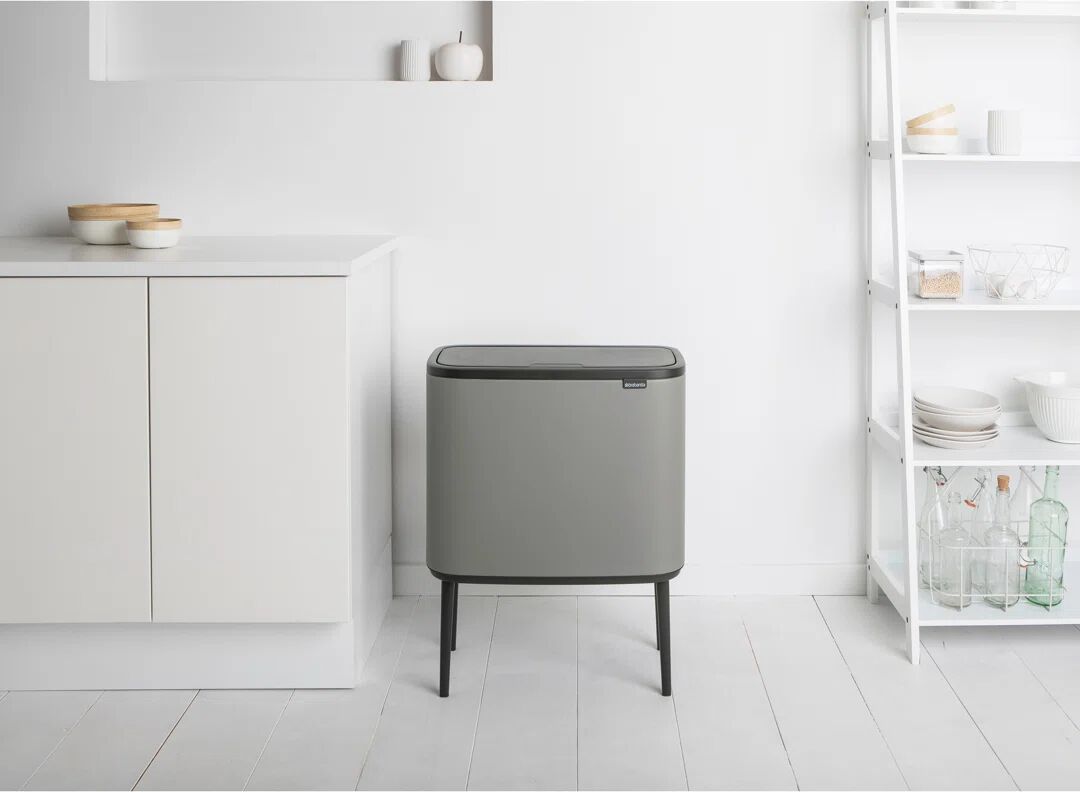 Photos - Waste Bin Brabantia Bo Touch Bin, 36L gray 68.0 H x 54.0 W x 31.5 D cm 