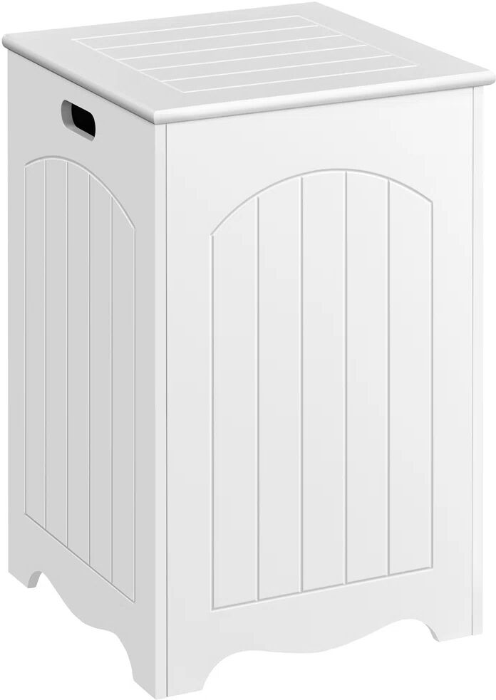 Photos - Laundry Basket / Hamper Highland Dunes Laundry Sorter blue/brown/white 39.5 H x 39.5 W x 61.0 D cm