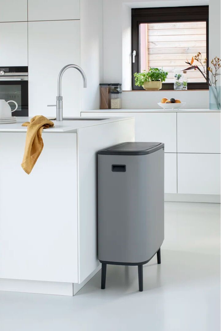 Brabantia Bo Hi 60 Litre Touch Bin gray 75.0 H x 59.5 W x 38.0 D cm