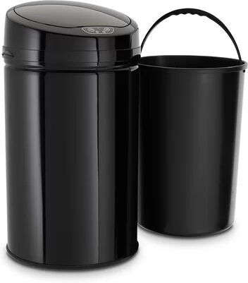 Echtwerk 30L Motion Sensor Stainless Steel Bin Echtwerk Colour: Inox Black  - Size: 65cm H x 65cm W x 0.1cm D