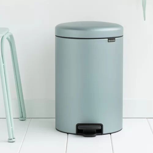 Brabantia New Icon 20L Step On Rubbish bin Brabantia Colour: Metallic Mint  - Size: 159cm H X 48cm W X 8cm D