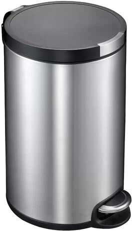 EKO Artistic 12L Step-On Stainless Steel Bin EKO Colour: Silver  - Size: Medium