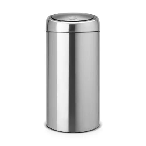 Brabantia 45L Touch Top Metal Bin Brabantia Colour: Matt Steel Fingerprint Proof  - Size: 5cm H X 120cm W X 10cm D