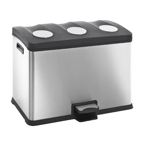 EKO Rejoice Recycle 36L Step-On Stainless Steel Bin EKO  - Size: