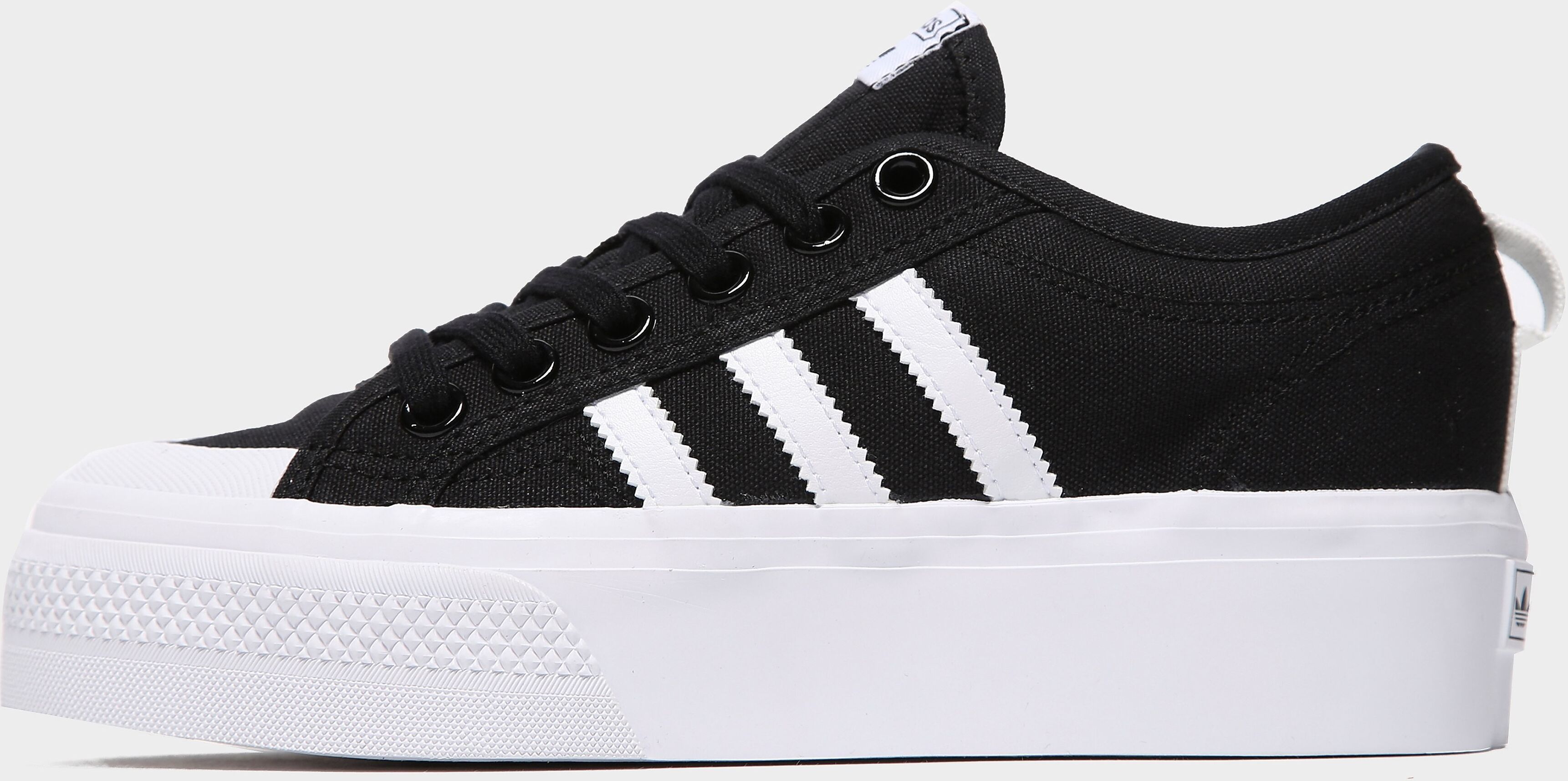 adidas Originals Nizza Platform Women's - Black/White - Womens  size: 6