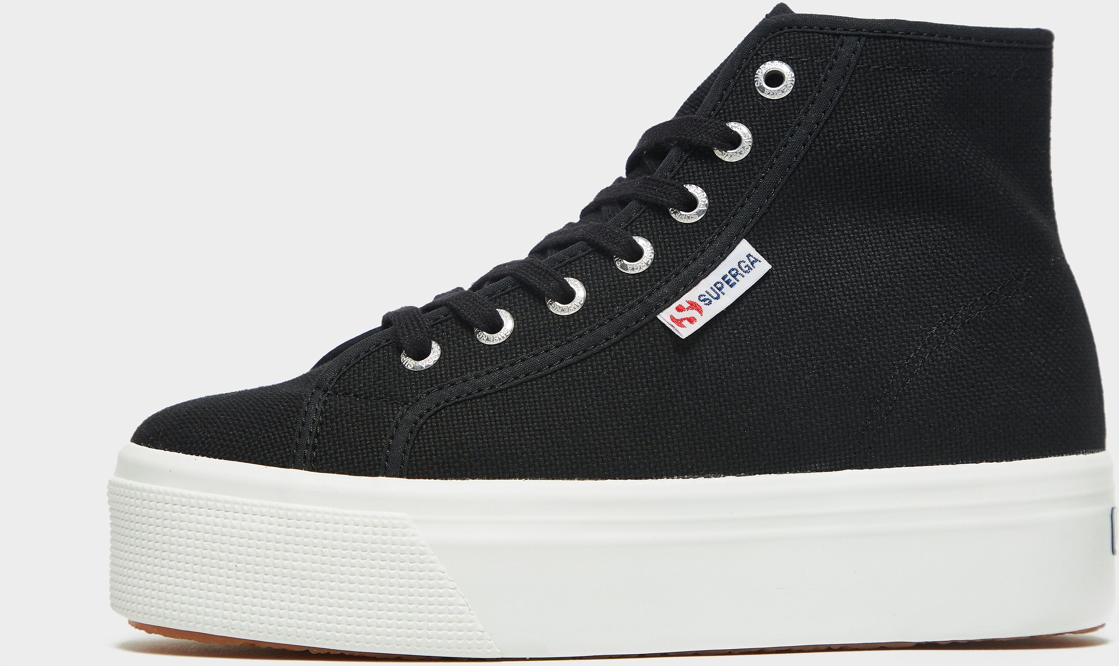 SUPERGA 2705 Hi Top Women's - Black - Womens  size: 7.5