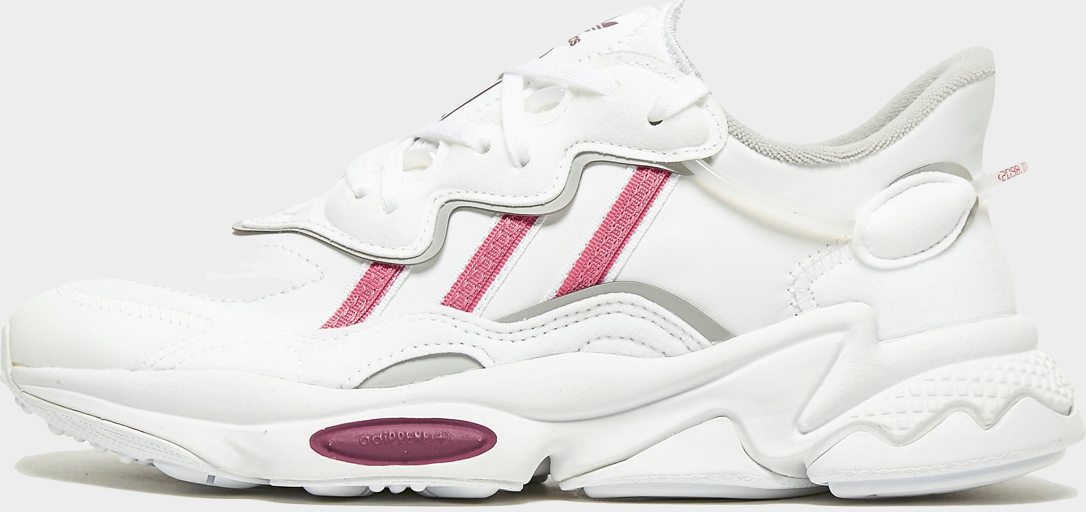 adidas Originals Ozweego Women's - Cloud White / Rose Tone / Victory Crimson - Womens  size: 7.5