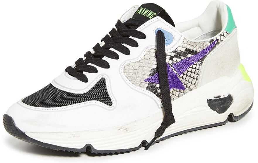 Golden Goose Running Sole Sneakers Natural/Violet 37  Natural/Violet  size:37