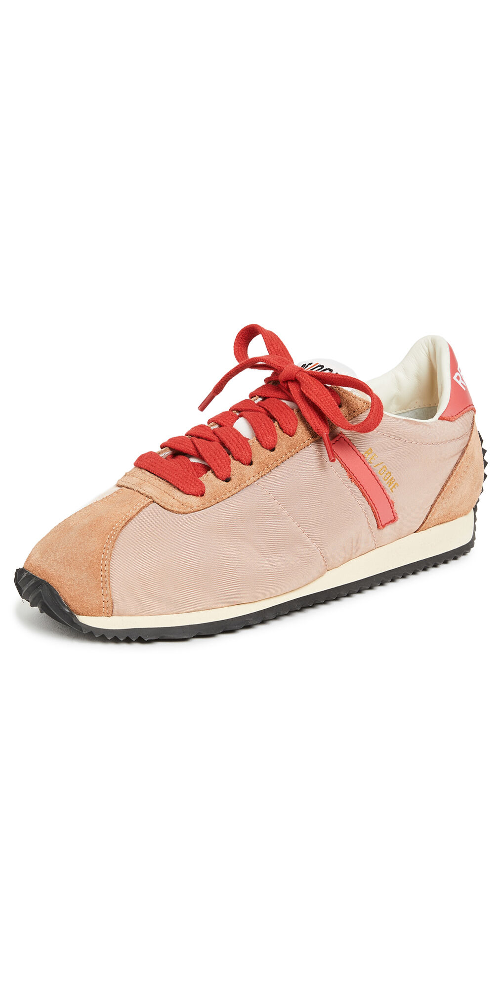 RE/DONE 70s Runner Sneakers Tan/Red 36  Tan/Red  size:36