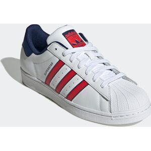 Adidas Originals Sneaker »SUPERSTAR« Cloud White / Better Scarlet / Dark Blue  46