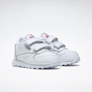 Reebok Classic Sneaker »CLASSIC LEATHER SHOES«, mit Klettverschluss WHITE-CARBON-VECBLU  26