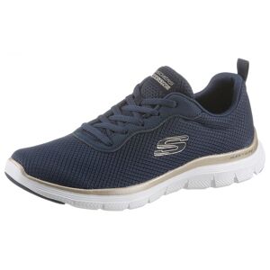 Skechers Sneaker »FLEX APPEAL 4.0 BRILLINAT VIEW«, mit Air Cooled Memory... navy-goldfarben  39