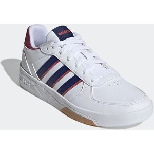 Adidas Sportswear Sneaker »COURTBEAT« Cloud White / Dark Blue / Preloved Scarlet  43