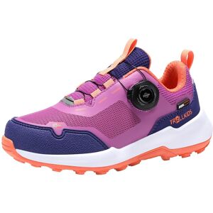 TROLLKIDS Outdoorschuh »Trollfjord Hiker Low«, Wasserdicht mallow pink/violet blue/papaya  40