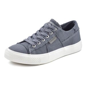 Elbsand Sneaker, Schnürhalbschuh, Freizeitschuh aus Textil, Used-Look VEGAN blau  37