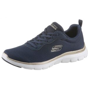 Skechers Sneaker »FLEX APPEAL 4.0 BRILLINAT VIEW«, mit Air Cooled Memory... navy-goldfarben Größe 41