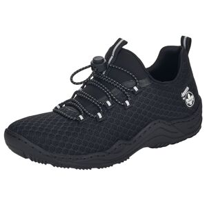 Rieker Slip-On Sneaker, Outdoor Schuh, Schlupfschuh, Slipper mit praktischem... schwarz Größe 40