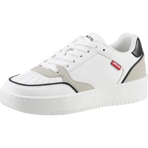 Levi's® Plateausneaker »PAIGE«, mit typisch rotem Label, Freizeitschuh,... weiss-grau Größe 38