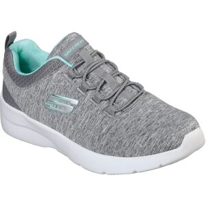 Skechers Slip-On Sneaker »DYNAMIGHT 2.0-IN A FLASH«, Slipper, Freizeitschuh,... grau-mint Größe 37