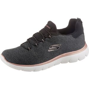 Skechers Slip-On Sneaker »SUMMITS«, mit Memory Foam schwarz-meliert Größe 37