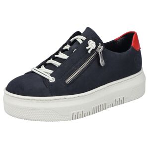 Rieker Plateausneaker, Sneaker, Slip-On Sneaker, Slipper mit weicher... nachtblau Größe 39