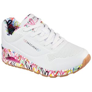 Skechers Wedgesneaker »UNO-LOVING LOVE«, mit coolem Graffiti-Print,... weiss Größe 36