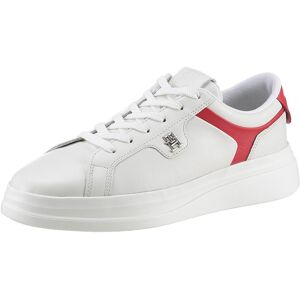 Tommy Hilfiger Plateausneaker »POINTY COURT SNEAKER«, in schmal zulaufender... ecru-rot Größe 39