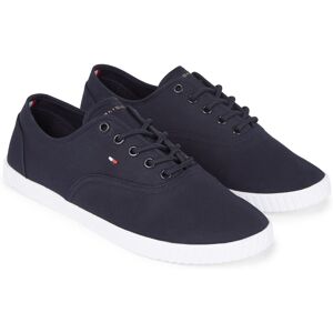 Tommy Hilfiger Sneaker »CANVAS LACE UP SNEAKER«, in schmaler Form,... dunkelblau Größe 36