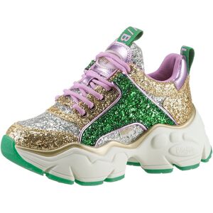 Buffalo Sneaker »BINARY GLAM«, im trendigen Glitter-Look, Freizeitschuh,... multicolor glitter Größe 38