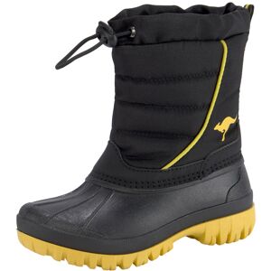 KangaROOS Winterstiefel »K-Ben«, wasserabweisend schwarz-lemon Größe 32