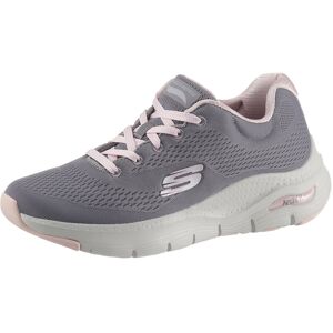 Skechers Sneaker »ARCH FIT«, mit seitlichem Logo-Emblem, Freizeitschuh,... grau-rosa Größe 40