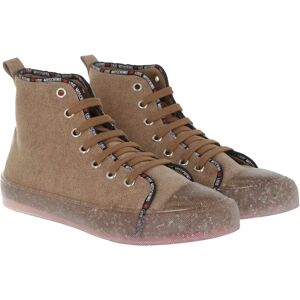 Love Moschino Sneakers - Sneakerd Eco30 Canvas - Gr. 39 (EU) - in Beige - für Damen