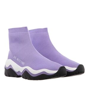 Love Moschino Sneakers - Socks - Gr. 37 (EU) - in Violett - für Damen
