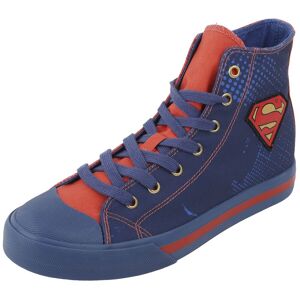 Superman Sneaker high - EU37 bis EU38 - blau/rot