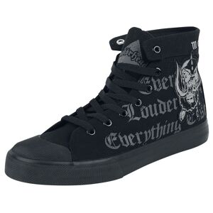 Motörhead Sneaker high - EMP Signature Collection - EU37 bis EU42 - schwarz/grau