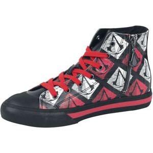 Assassin's Creed - Gaming Sneaker high - Logo - EU37 bis EU42 - schwarz/rot