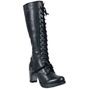 New Rock - Gothic Stiefel - Trail - EU36 bis EU41 - für Damen - schwarz