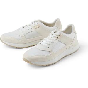 Tchibo - Veloursleder-Sneaker - Weiss - Gr.: 38 Kunststoff  38 female