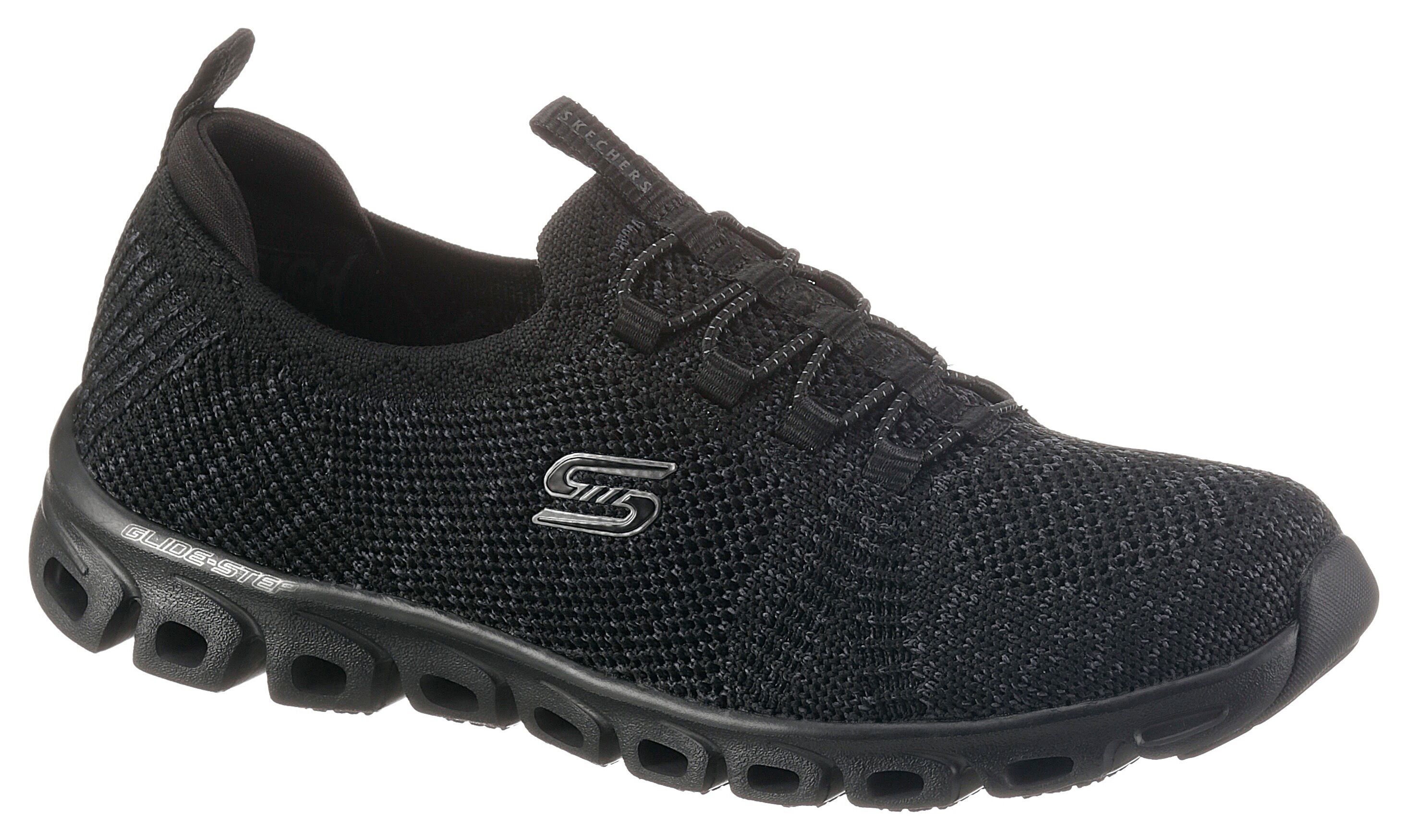 Skechers Slip-On Sneaker »GLIDE-STEP«, mit gepolstertem Fersenpart schwarz  35 36 37 38 39 40 41