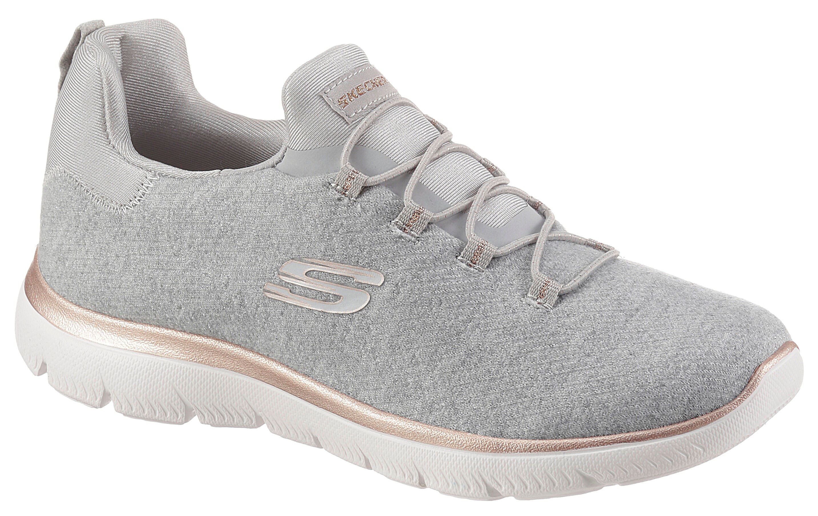 Skechers Slip-On Sneaker »SUMMITS«, mit Memory Foam grau  35 36 37 38 39 40 41 42