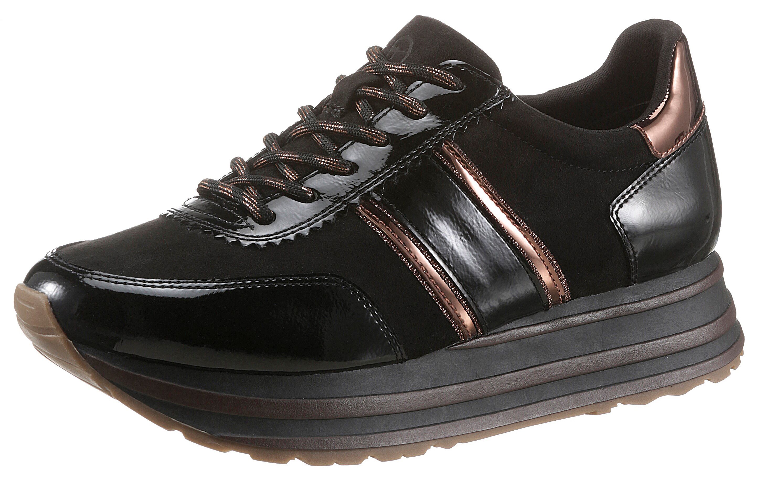 Tamaris Plateausneaker »MARLA«, mit herausnehmbarer Innensohle schwarz  36 37 38 39 40 41 42