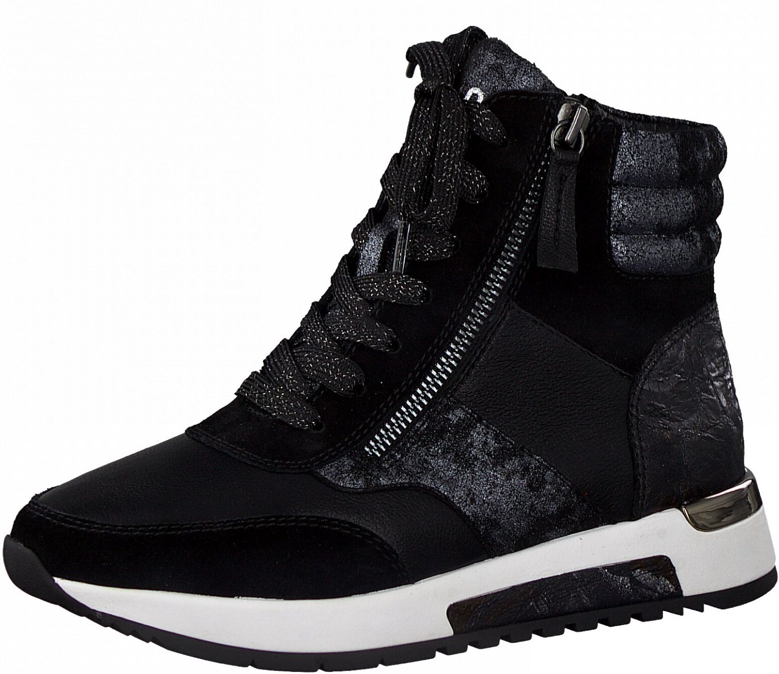 Jana Sneaker, in Schuhweite G (=weit) schwarz  36 37 38 39 40 41