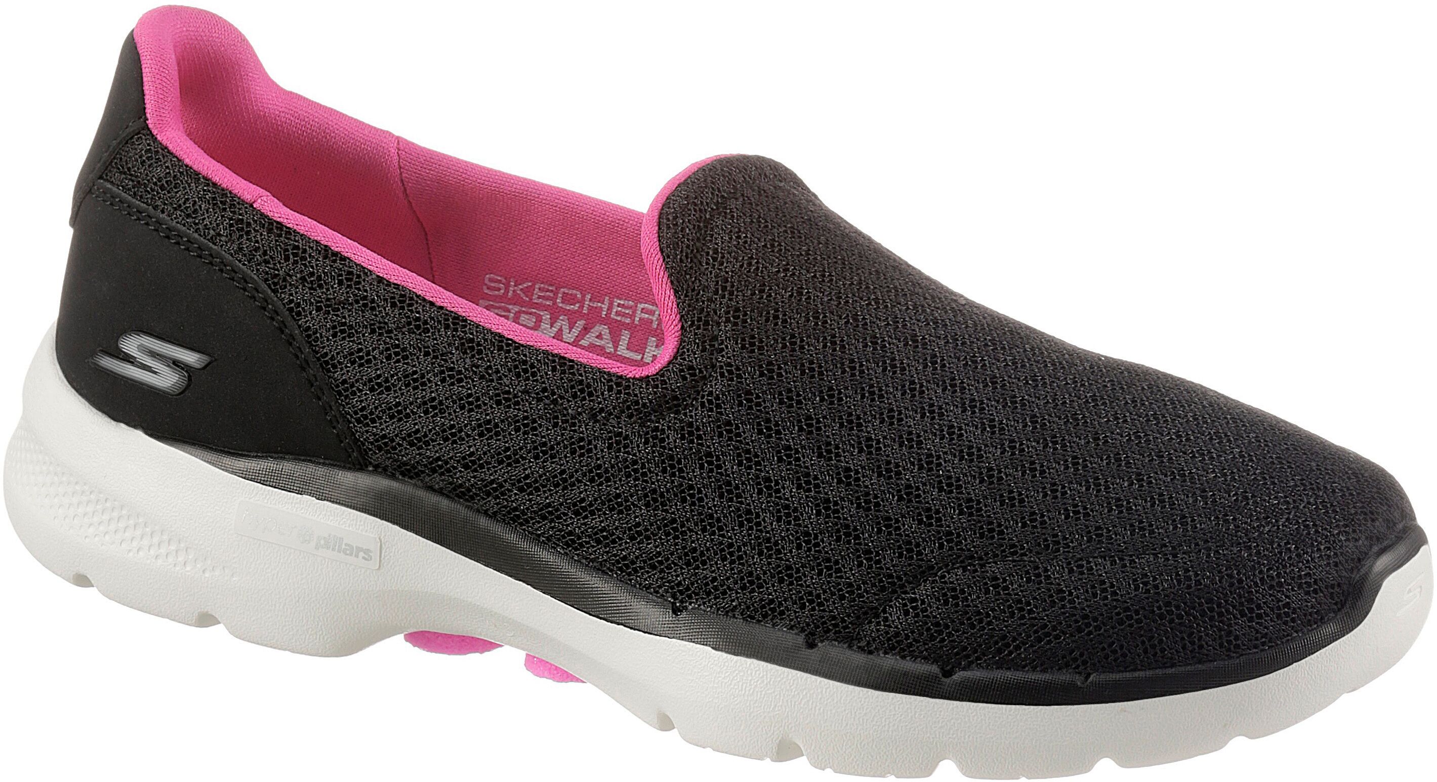 Skechers Slip-On Sneaker »GO WALK 6-BIG SPLASH«, im monochromen Look magenta hell  35 36 37 38 39 40 41 42 43